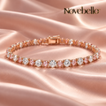 Novebello™ Rose Gold Crystal Tennis Bracelet